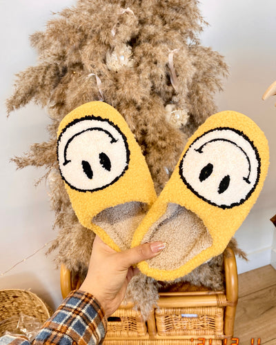 All Smiles Slippers (Yellow)