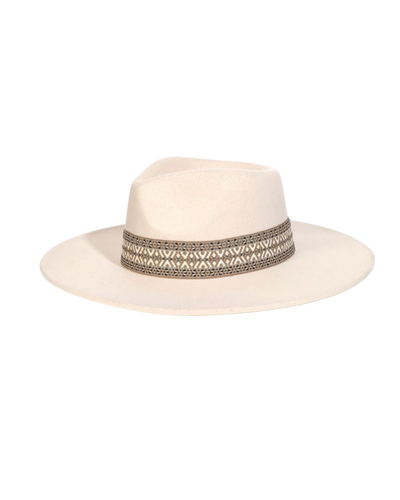 Kate Fedora Hat (Beige)