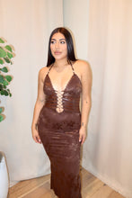 Load image into Gallery viewer, It Girl Dress (Brown)