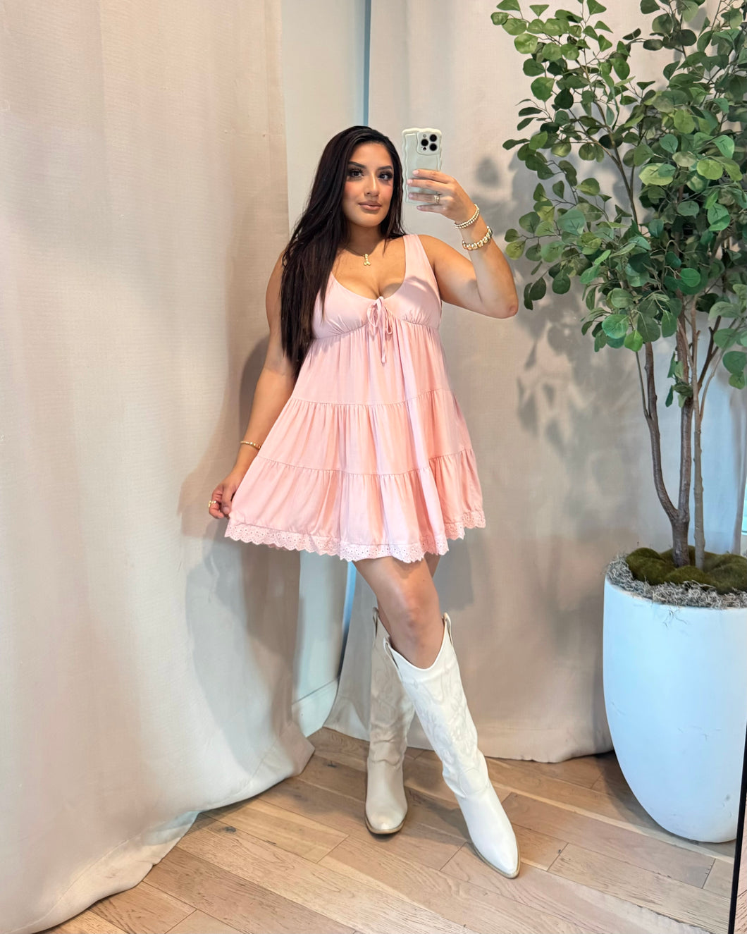 Glenis Dress (Pink)
