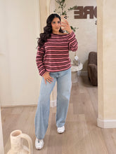 Load image into Gallery viewer, Kourtney Top (Pink/Maroon)