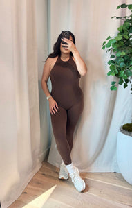 Naylene Romper (Brown)