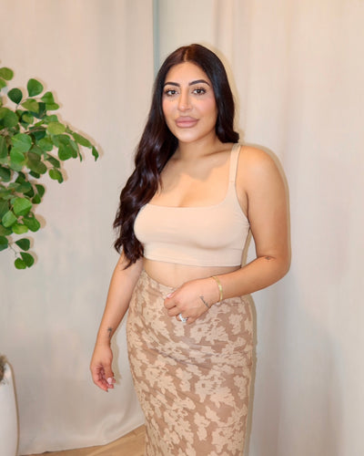 Gloria Top (Taupe)