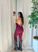 Load image into Gallery viewer, Naylene Romper (Burgundy)