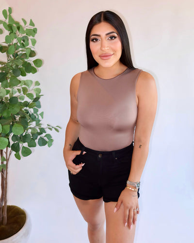 Alani Bodysuit (Deep Taupe)