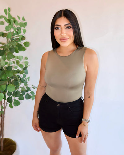 Alani Bodysuit (Light Olive)