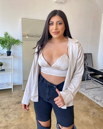 Brielle Top Set (Dove)