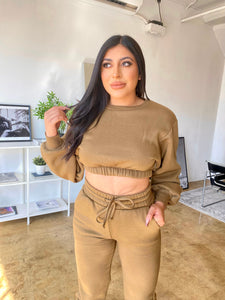 Reina Jogger Set (Dusty Olive)