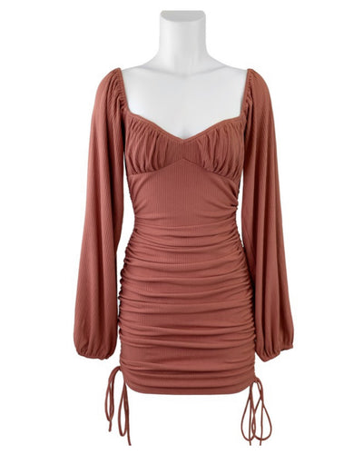 Hold Me Tight Dress (Clay)