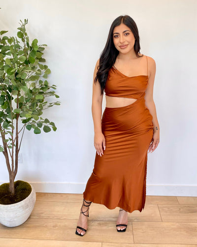 Jesenia Dress (Rust)