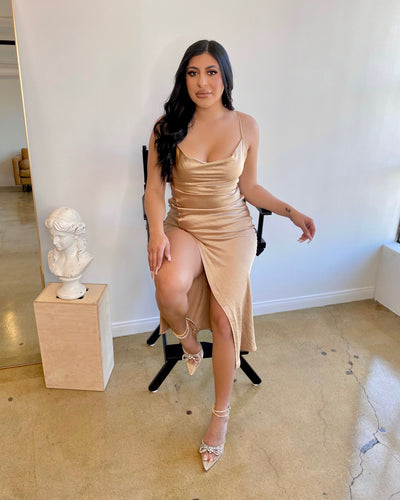 Yadira Dress (Tan)