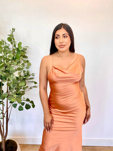 So Luxe Dress (Orange)