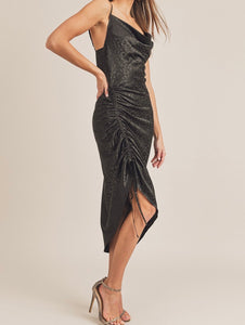 Yasmin Dress (Black Leopard)