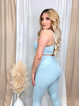 Load image into Gallery viewer, Work It Out Bra - Tiffany Blue