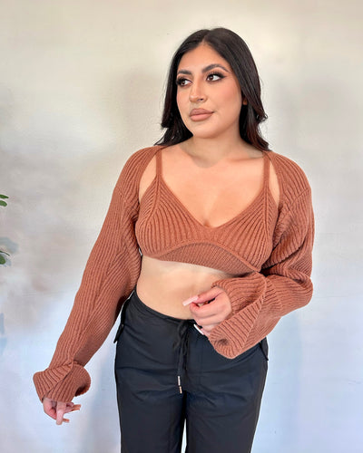 Kimberly Top Set (Amber Brown)