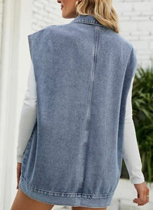 Corrin Denim Vest (Blue)