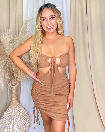 Nicki Dress (Brown)