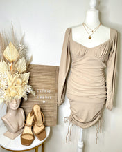 Load image into Gallery viewer, Hold Me Tight Dress (Beige)