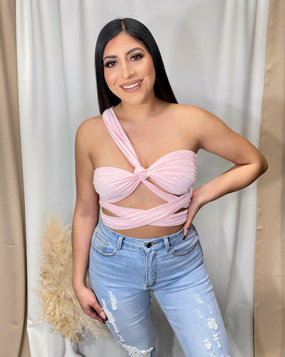 Wrap It Up Top (Rose)