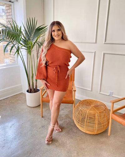Margaret Dress (Rust)