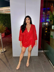 Birthday Behavior Dress (Red)