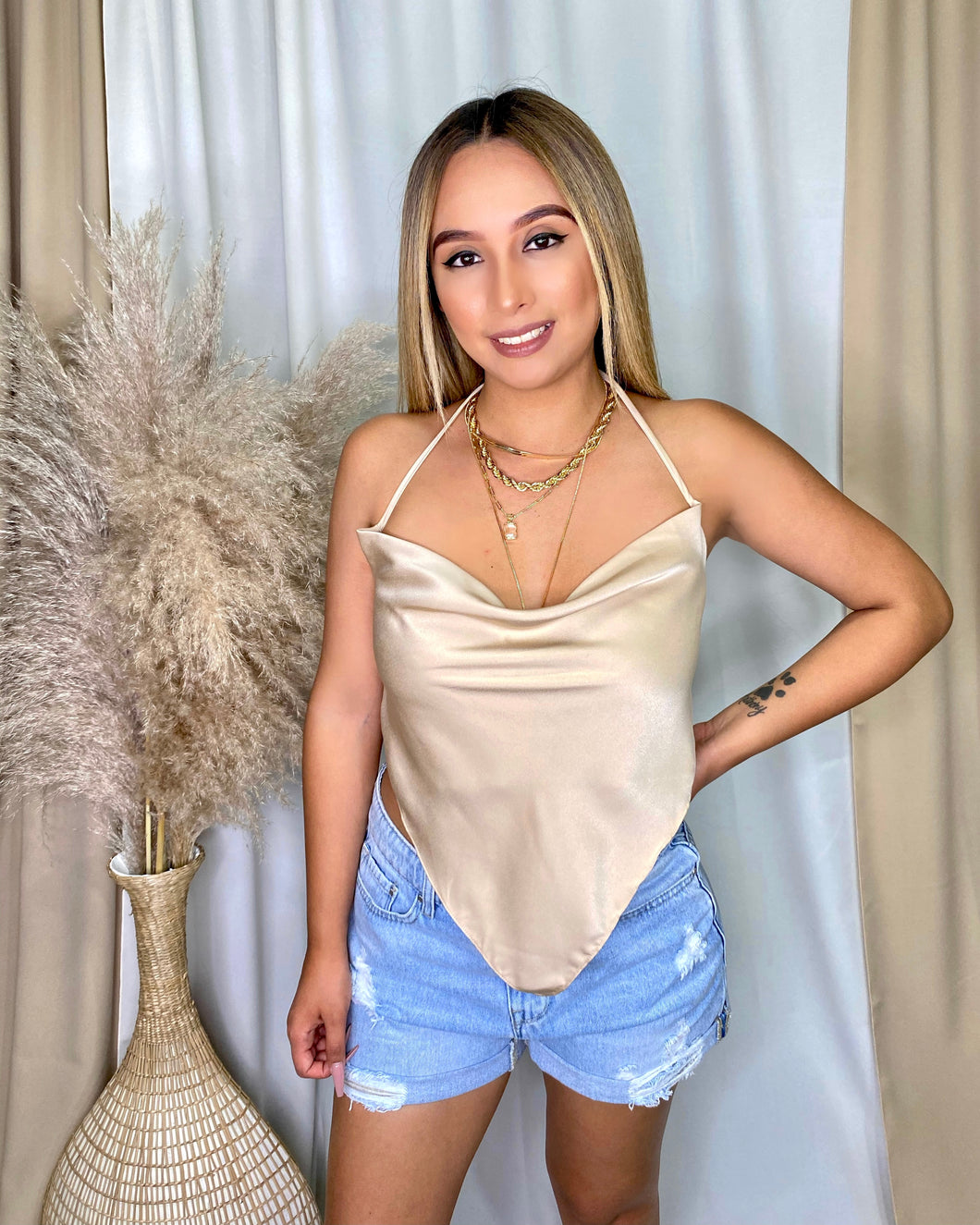 Eilany Top (Taupe)